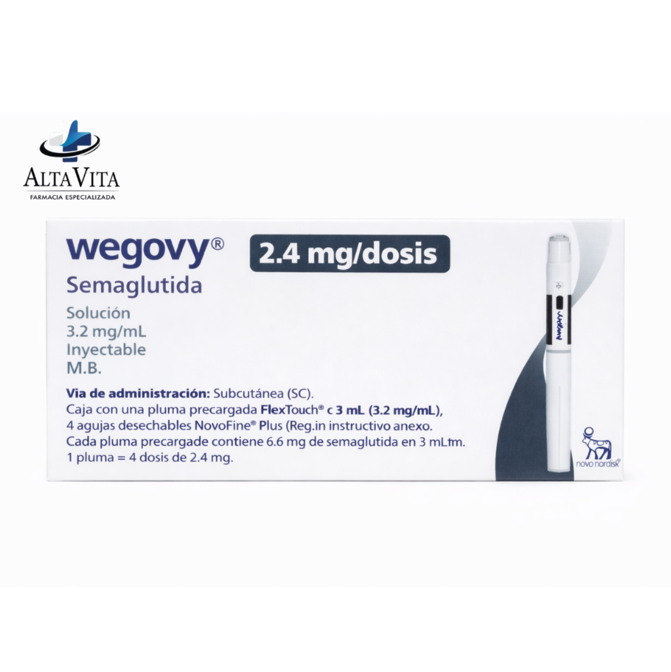 Wegoby 2.4 mg C/1 Pluma - Semaglutida