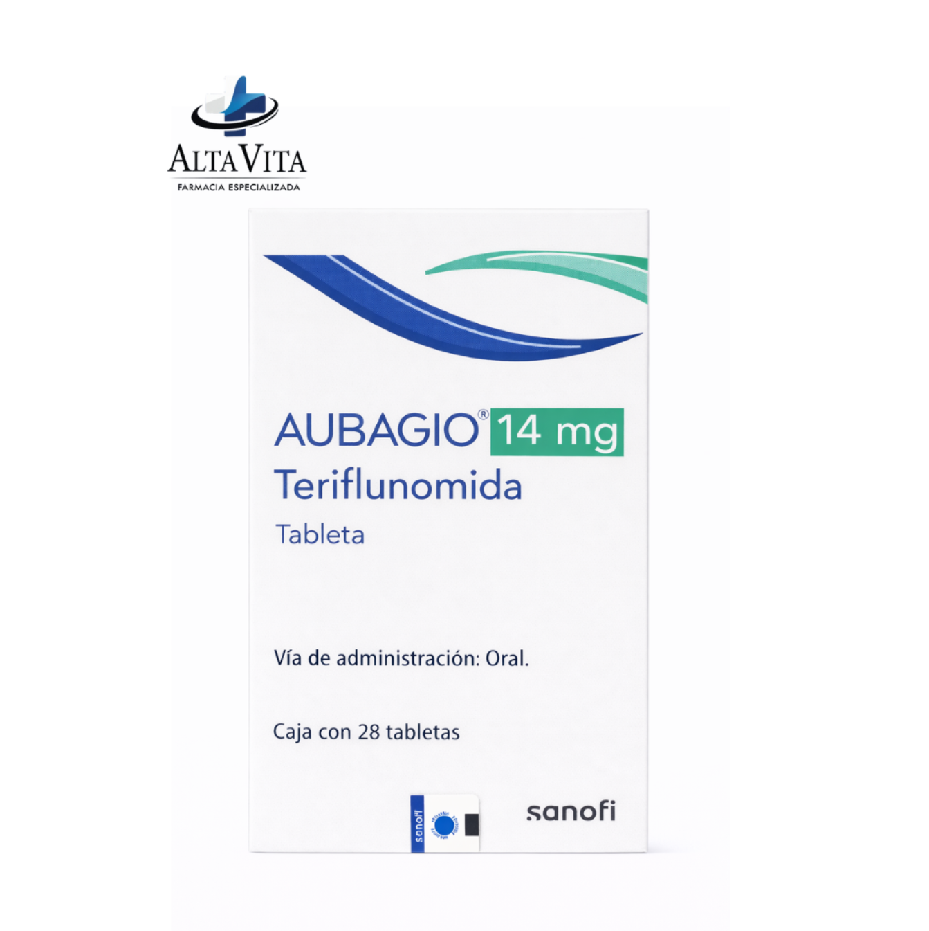 Aubagio 14 mg C/28 Tabletas - Teriflunomida