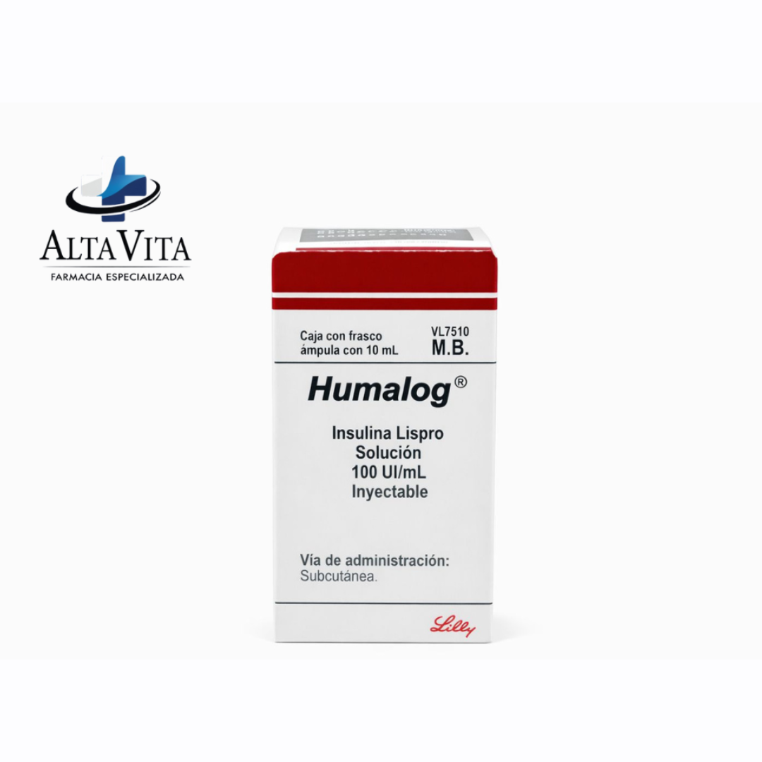 Humalog 100 UI / 10 ML INY - Insulina Lispro