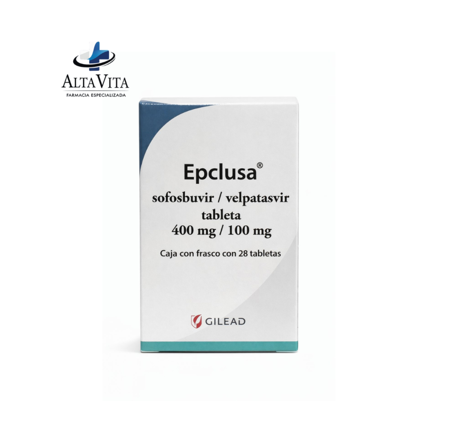 Epclusa 400 mg /100 mg C/28 Tabletas - Sofosbuvir / Velpatasvir