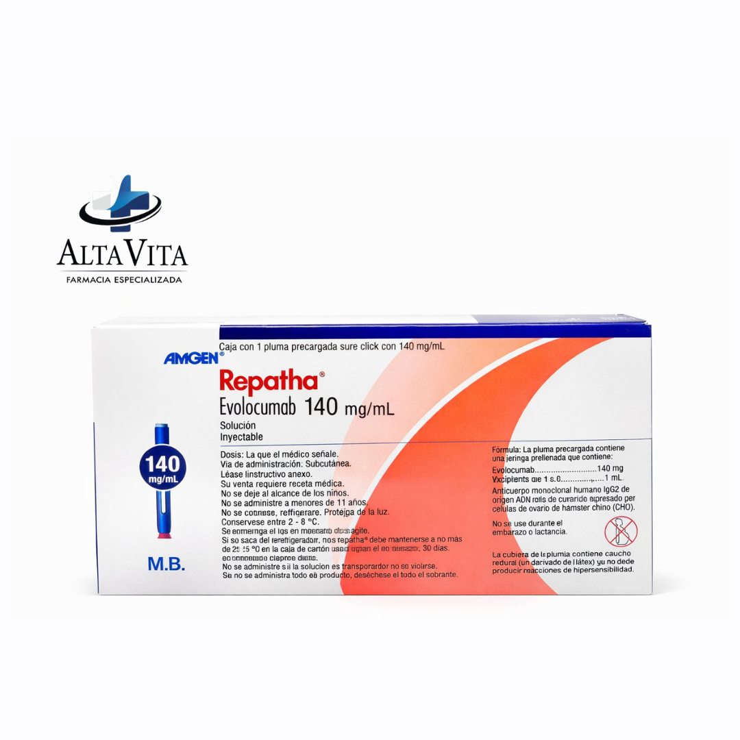 Repatha 140 mg / ML C/1 Pluma  - Evolocumab