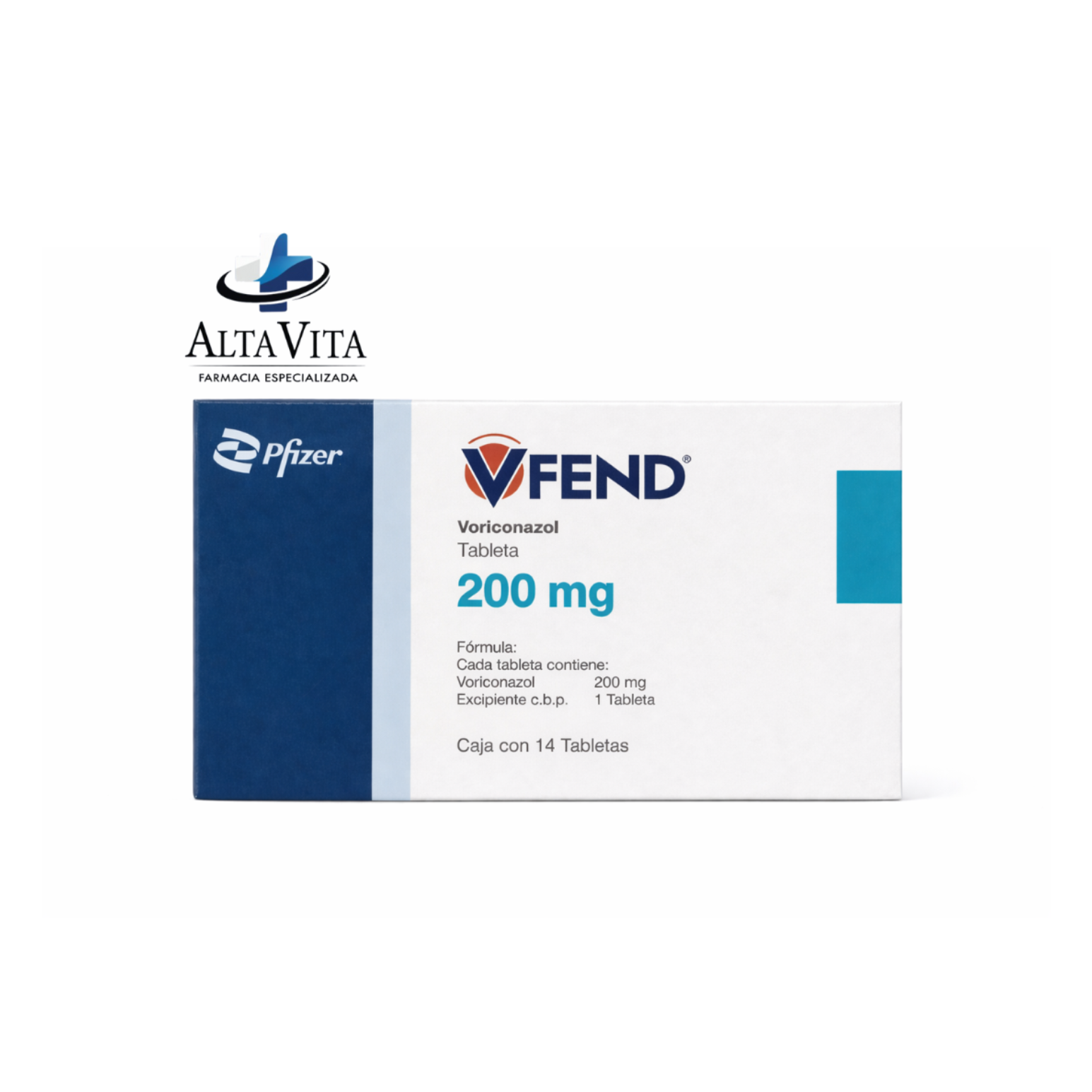 Vfend 200 mg C /14 Tabletas - Voriconazol