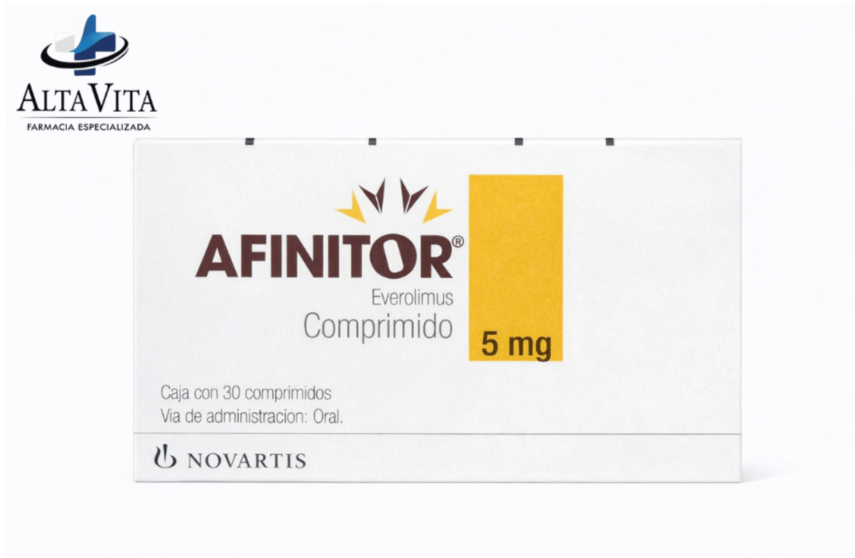 Afinitor 5mg C/30 Tabletas - Everolimus - Farmacia Oncológica Alta Vita