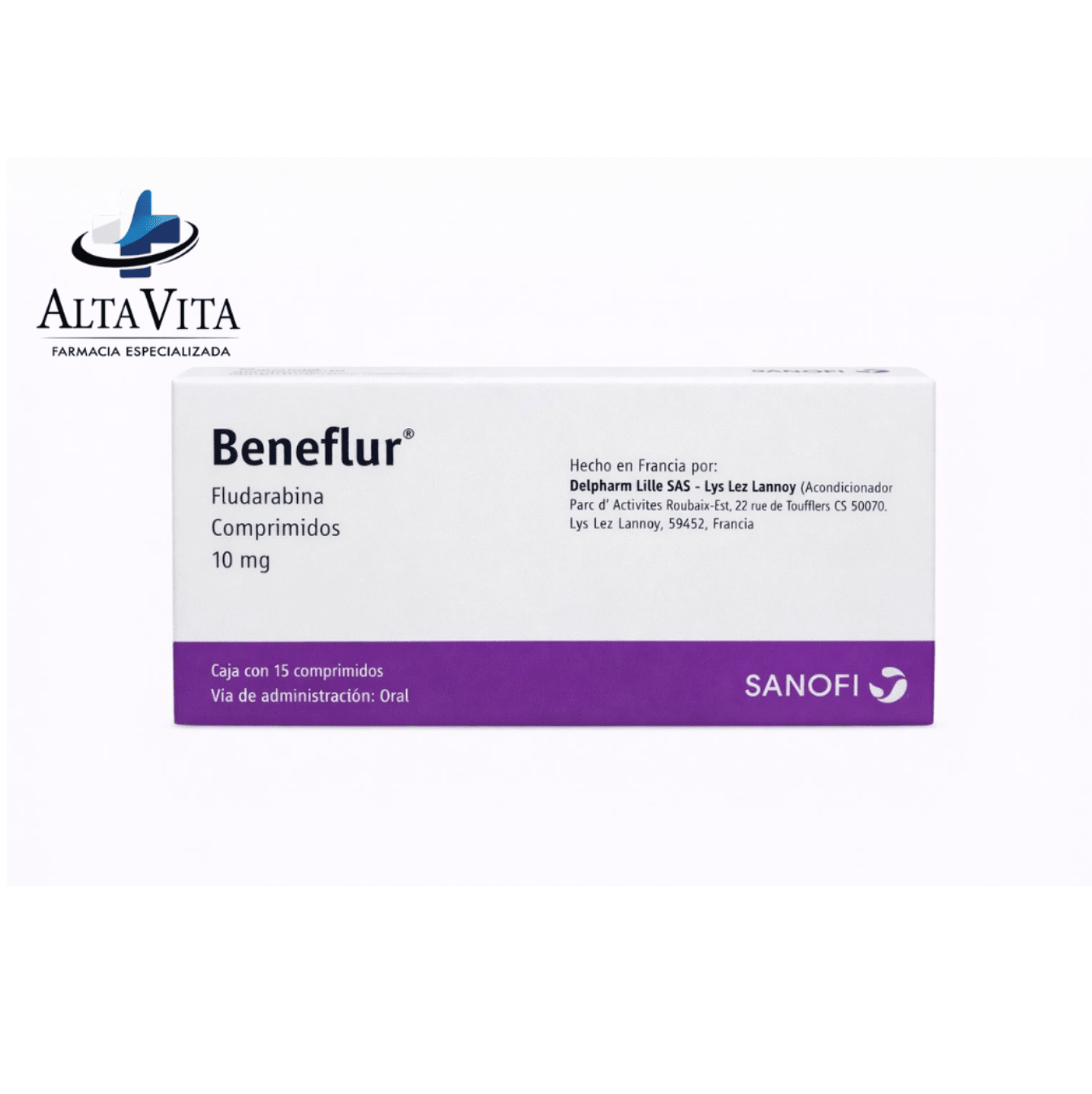 Beneflur 10 mg C/15 Comprimidos - Fludarabina - Farmacia Oncológica Alta Vita