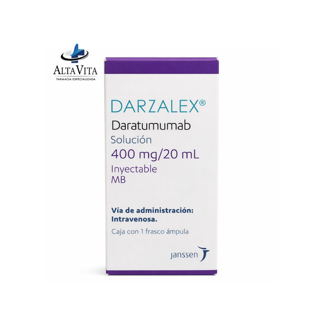 Darzalex 400 mg / 20 ml Sol Inyectable - Daratumumab - Farmacia Oncológica Alta Vita