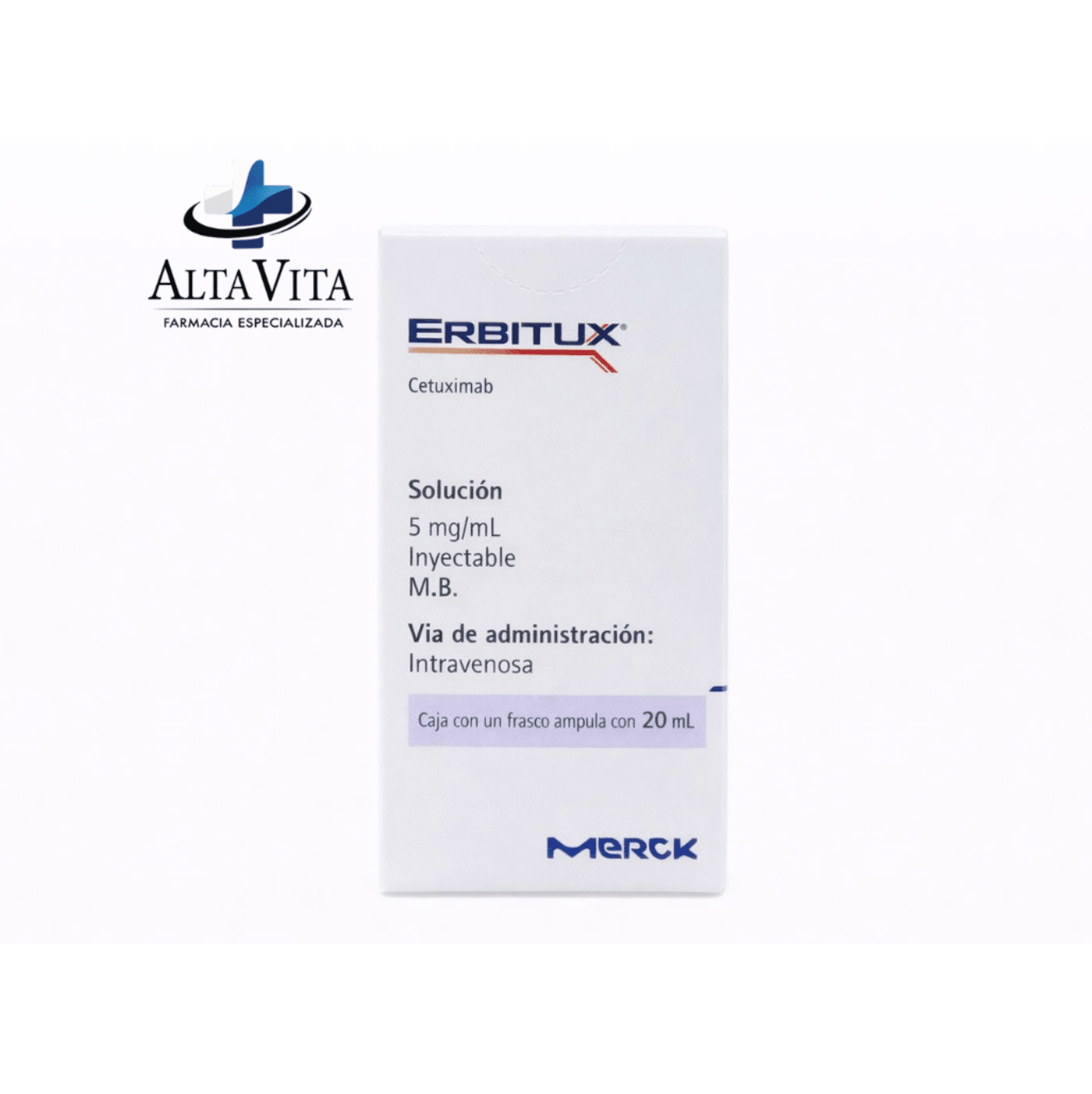 Erbitux 100 mg / 20 mL - Cetuximab - Farmacia Oncológica Alta Vita