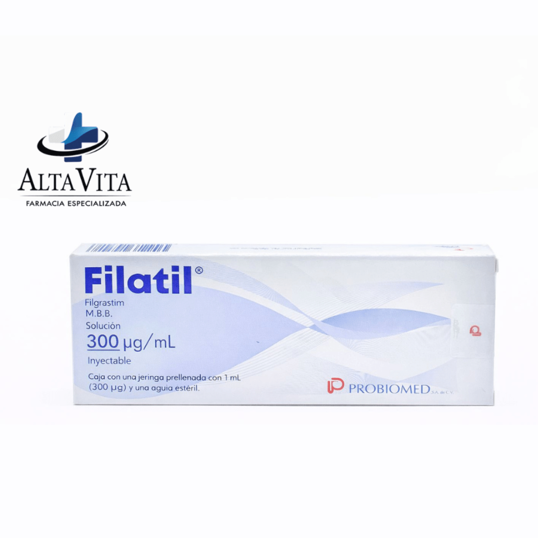 Filatil 300 MCG Jeringa Prellenada - Farmacia Oncológica Alta Vita