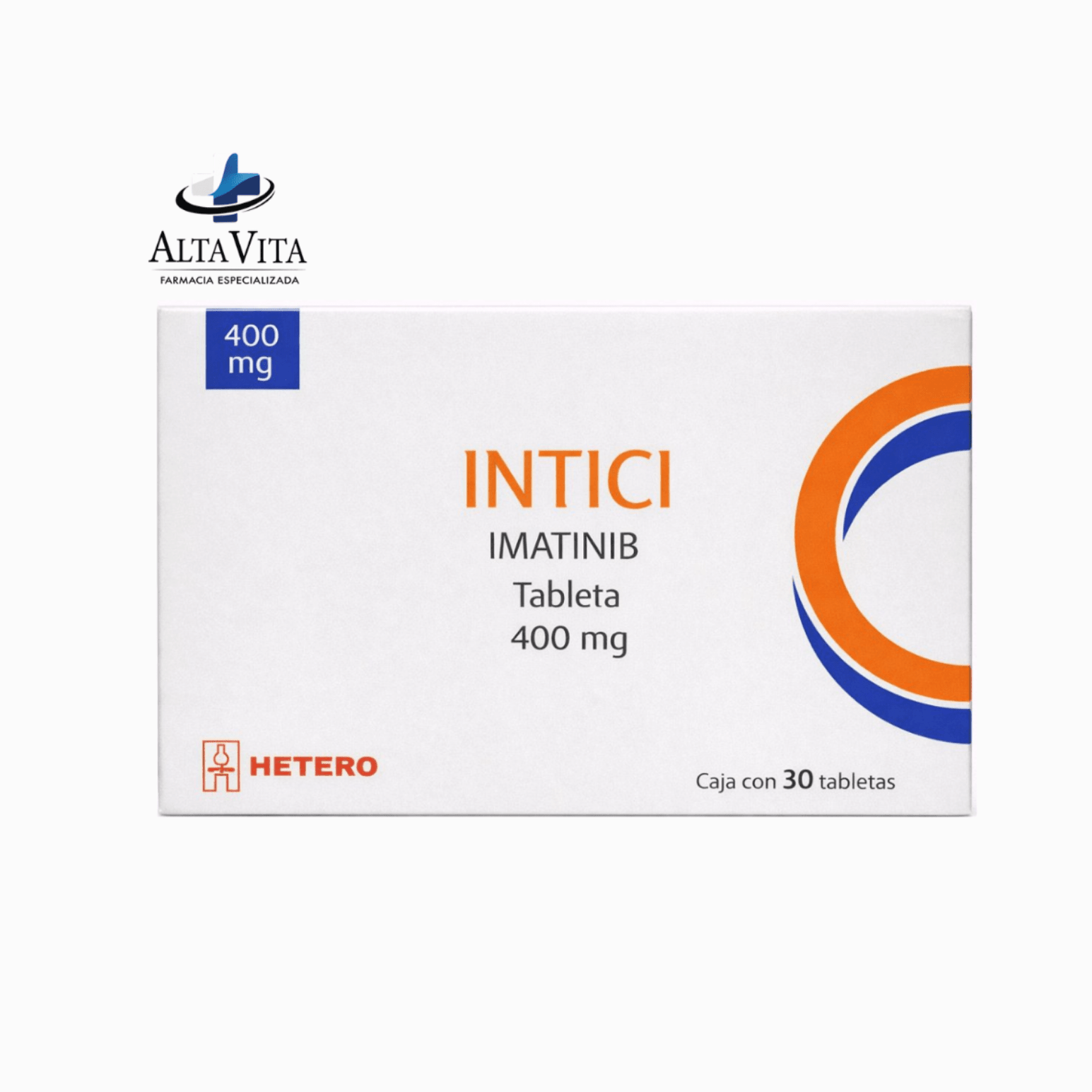 Intici 400 mg C/30 Tabletas - Imatinib - Farmacia Oncológica Alta Vita