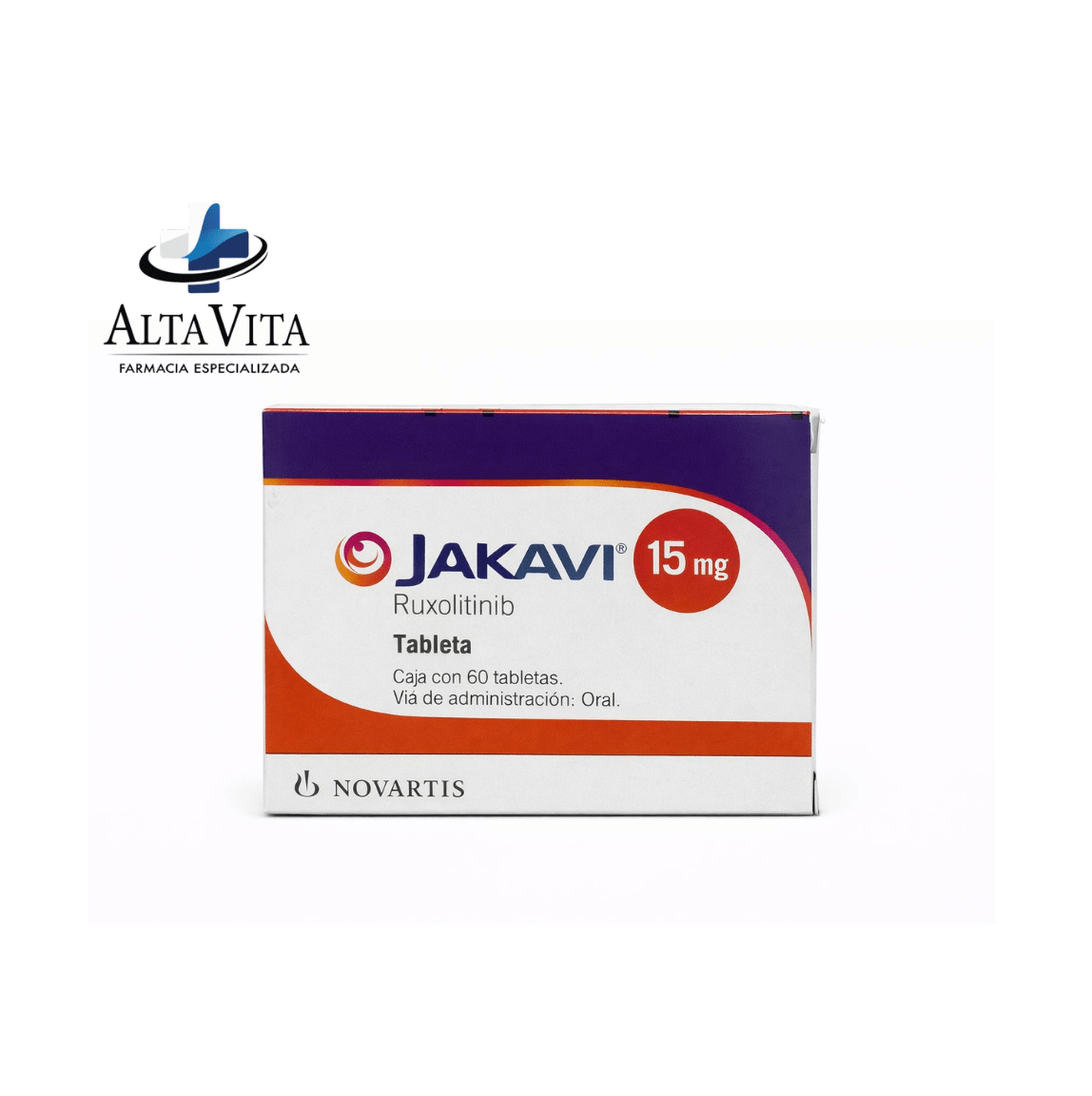 Jakavi 15 mg C/60 Tabletas - Ruxolinitib - Farmacia Oncológica Alta Vita