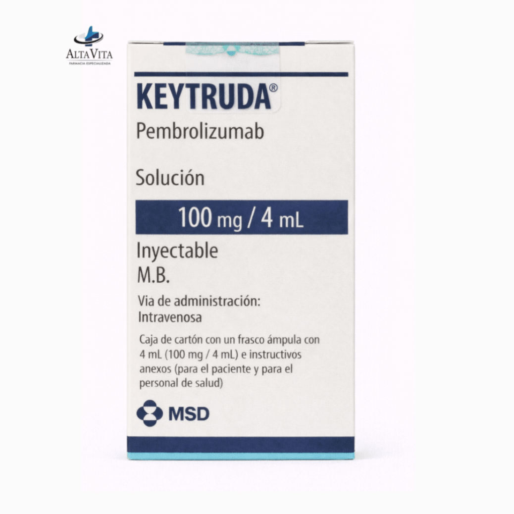 Keytruda 100 mg / 4 ml Solución Inyectable - Farmacia Oncológica Alta Vita