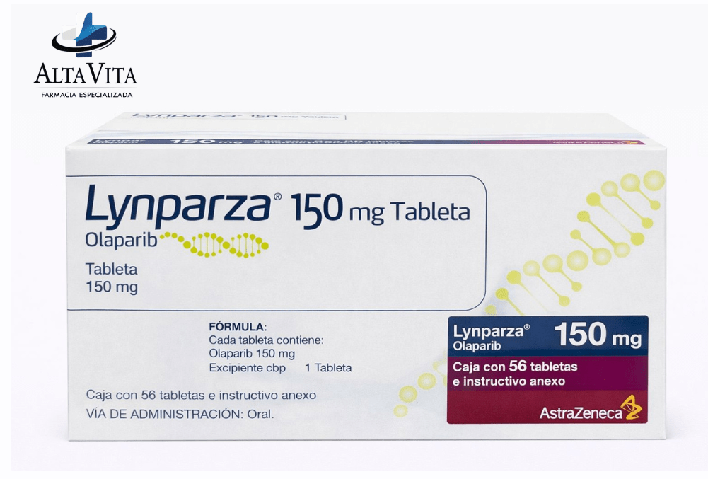 Lynparza 150 mg C/56 Tabletas - Olaparib - Farmacia Oncológica Alta Vita