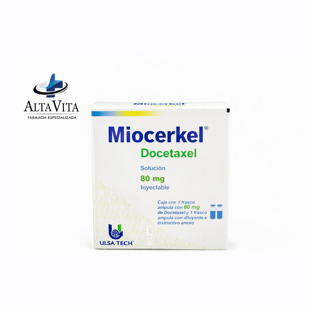 Miocerkel 80 mg Sol Inyectable - Docetaxel - Farmacia Oncológica Alta Vita