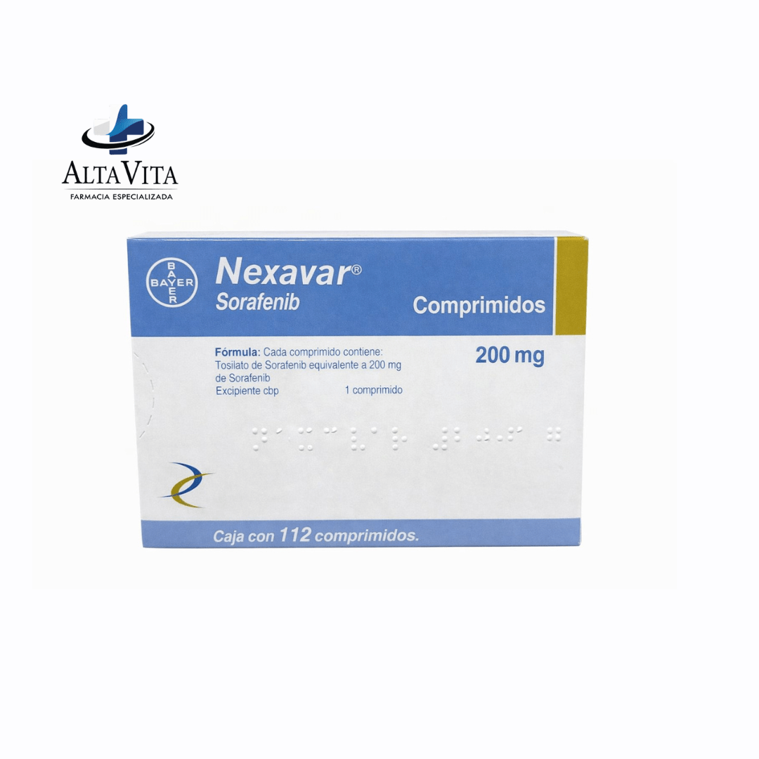 Nexavar 200 mg C/112 Comprimidos - Sorafenib - Farmacia Oncológica Alta Vita