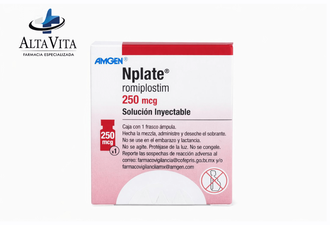 Nplate 250 MCG Inyectable - Romiplostim - Farmacia Oncológica Alta Vita