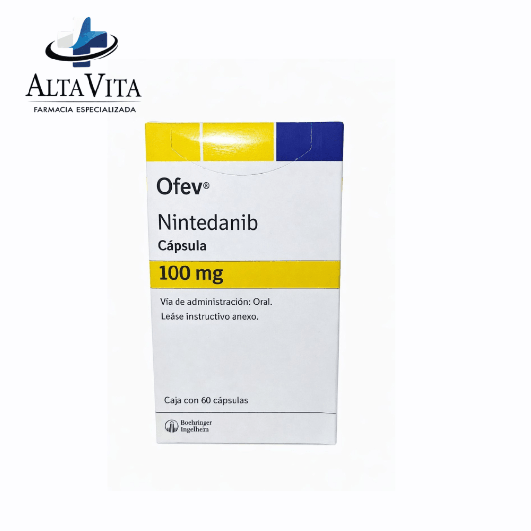Ofev 100 mg C/60 Capsulas - Nintedanib - Farmacia Oncológica Alta Vita