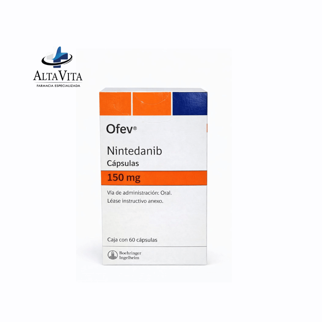 Ofev 150 mg C/60 Capsulas - Nintedanib - Farmacia Oncológica Alta Vita