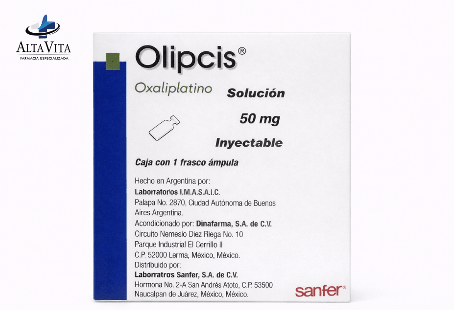 Olipcis 50 mg Solución Inyectable - Farmacia Oncológica Alta Vita