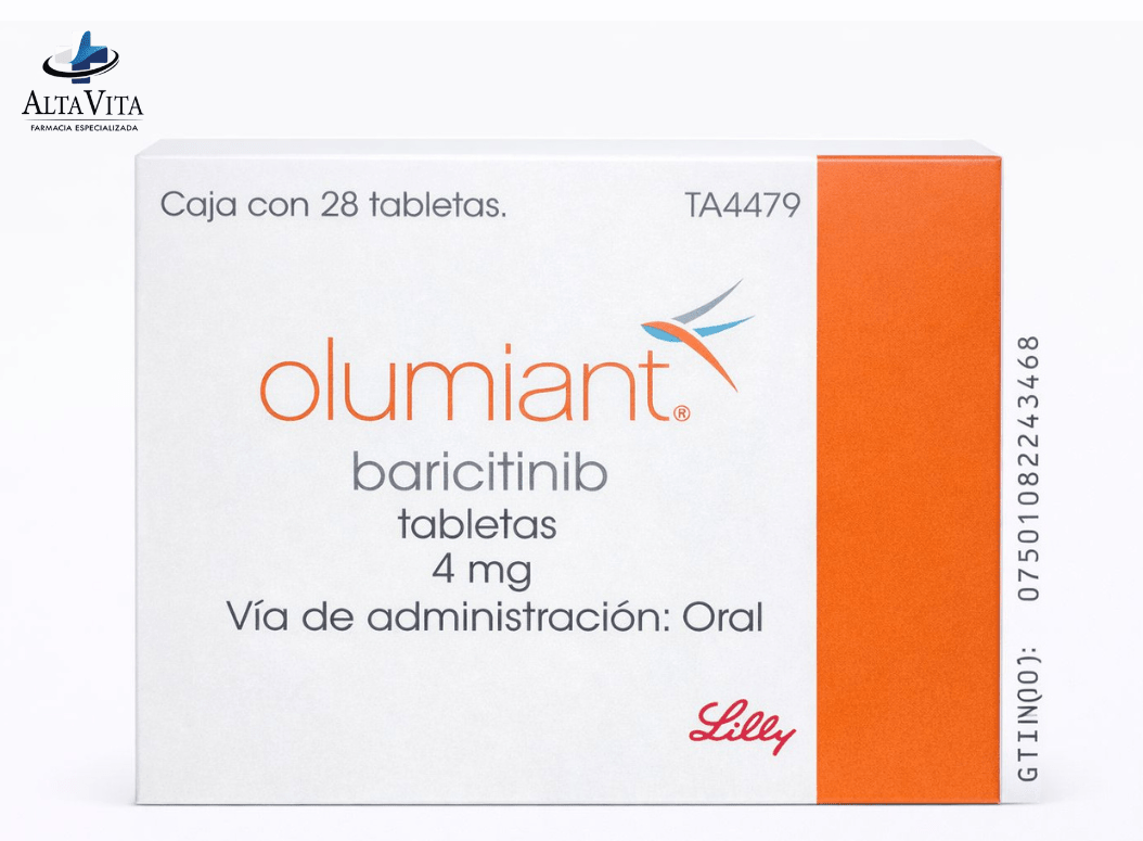 Olumiant 4 mg C/28 Tabletas - Baricitinib - Farmacia Oncológica Alta Vita