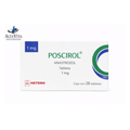 Poscirol 1 mg C/28 Tabletas - Anastrazol - Farmacia Oncológica Alta Vita