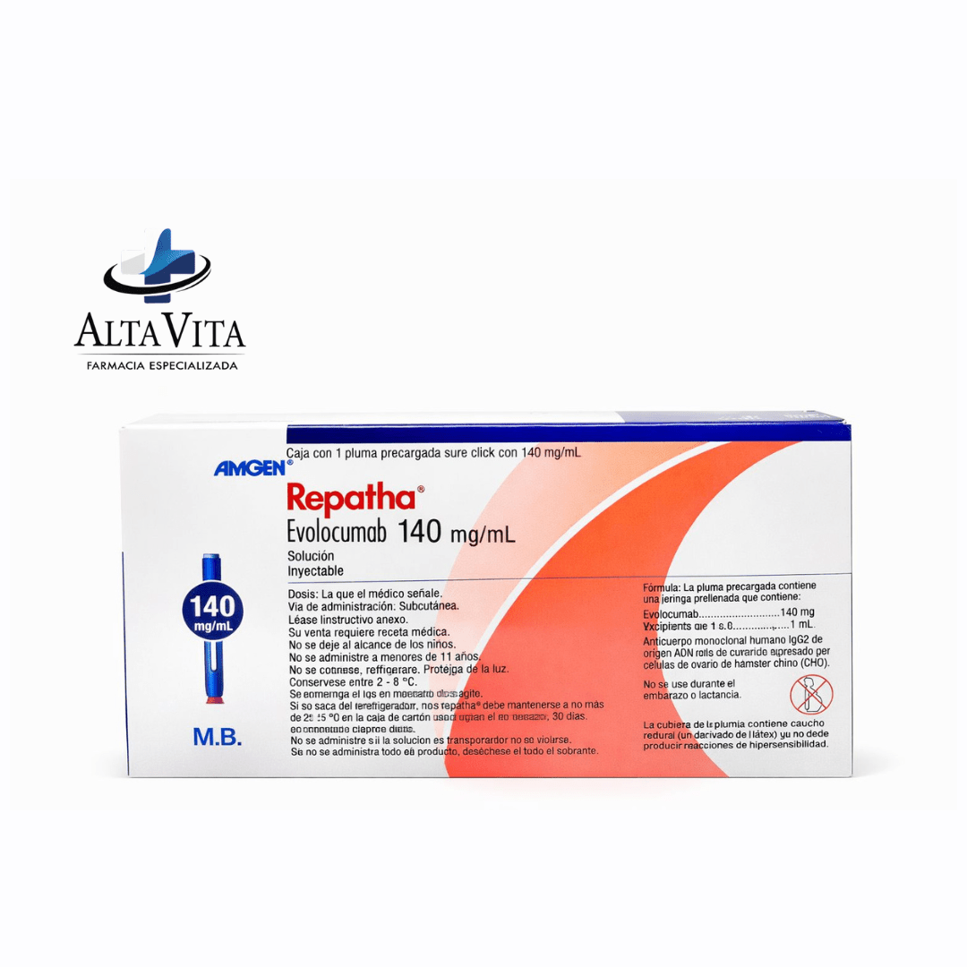Repatha 140 mg / ML C/1 Pluma - Evolocumab - Farmacia Oncológica Alta Vita