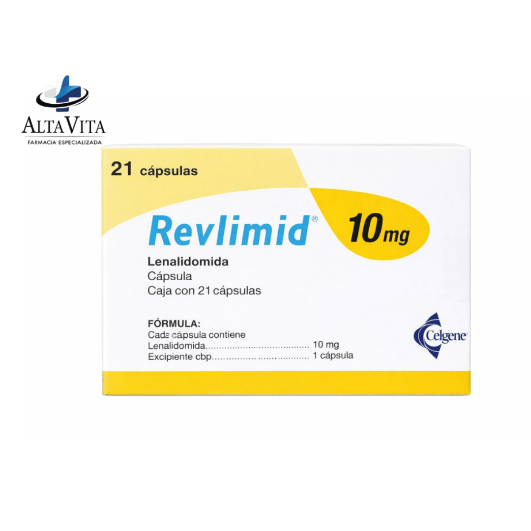Revlimid 10 mg C/21 Capsulas - Lenalidomida - Farmacia Oncológica Alta Vita