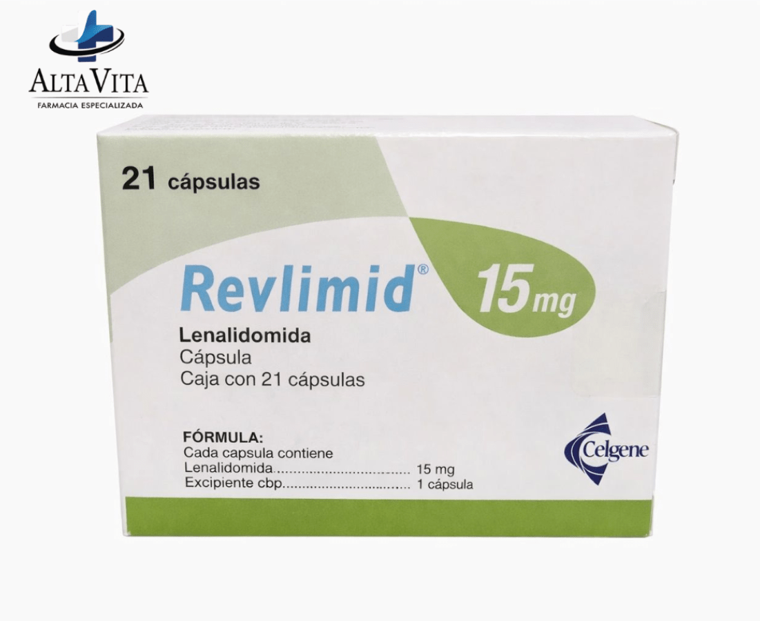 Revlimid 15 mg C/21 Capsulas - Lenalidomida - Farmacia Oncológica Alta Vita