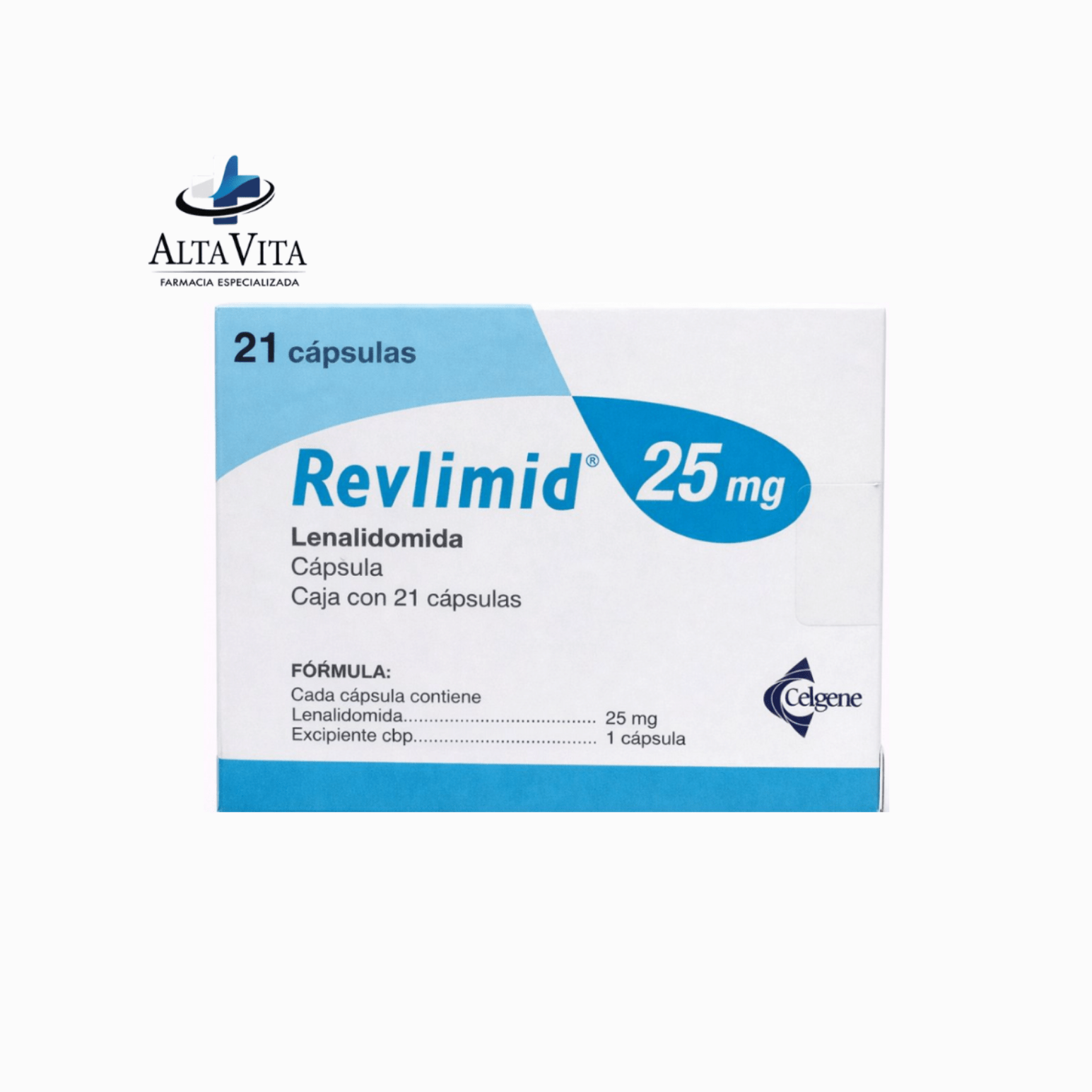 Revlimid 25 mg C/21 Capsulas - Lenalidomida - Farmacia Oncológica Alta Vita