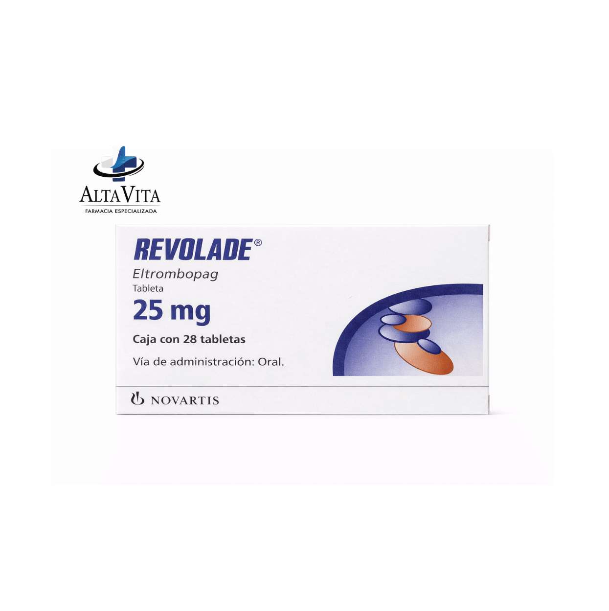 Revolade 25 mg C/28 Tabletas - Eltrombopag - Farmacia Oncológica Alta Vita