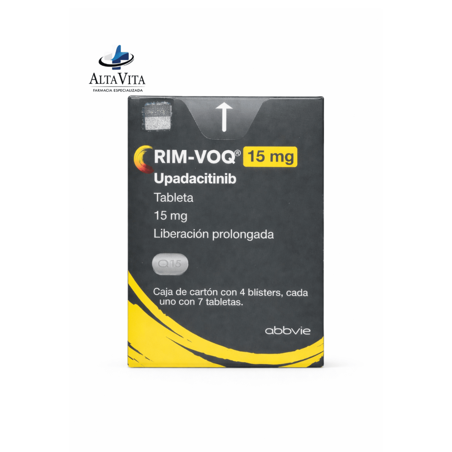Rim - Voq 15 mg C/28 Tabletas - Upadacitinib - Farmacia Oncológica Alta Vita