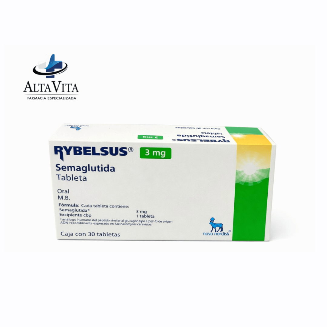 Rybelsus 3 mg C/30 Tabletas - Semaglutida - Farmacia Oncológica Alta Vita