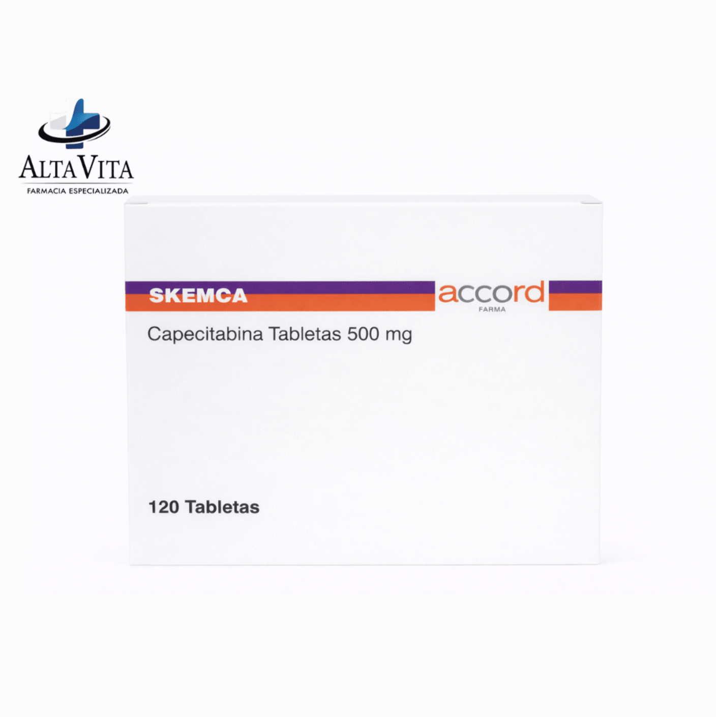Skemca 500 mg C/120 Tabletas - Capecitabina - Farmacia Oncológica Alta Vita