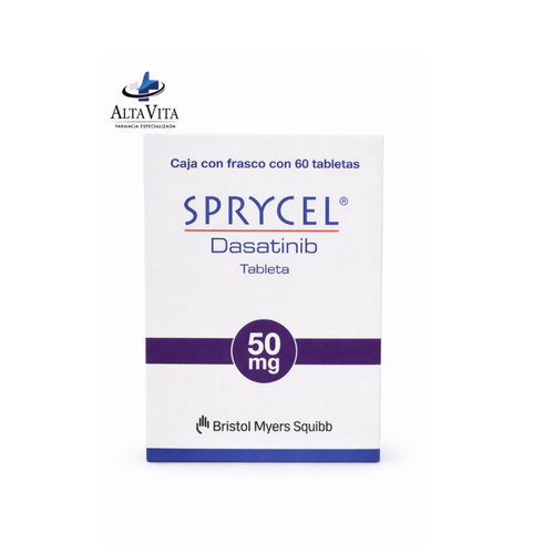 Sprycel 50 mg C/60 Tabletas - Dasatinib - Farmacia Oncológica Alta Vita
