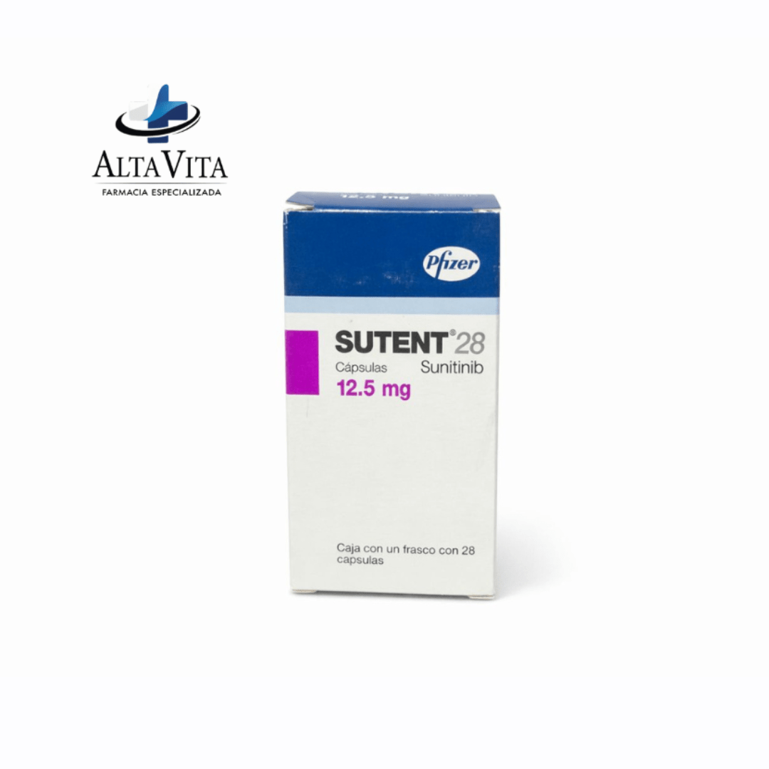 Sutent 12.5 mg C/28 Capsulas - Sunitinib - Farmacia Oncológica Alta Vita