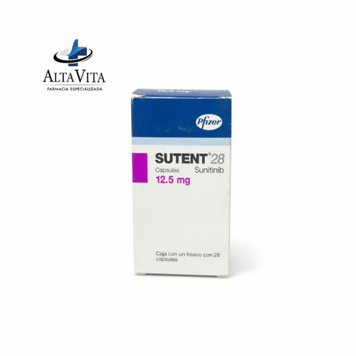Sutent 12.5 mg C/28 Capsulas - Sunitinib - Farmacia Oncológica Alta Vita