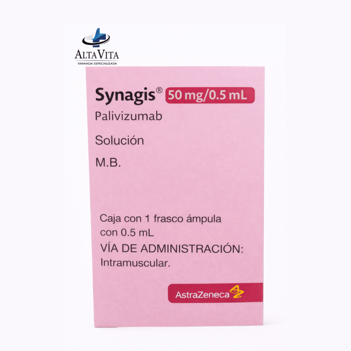Synagis 50 mg / 0.5 ML - Palivizumab - Farmacia Oncológica Alta Vita