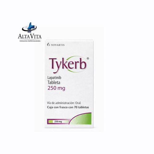 Tykerb 250 mg C/70 Tabletas - Lapatinib - Farmacia Oncológica Alta Vita
