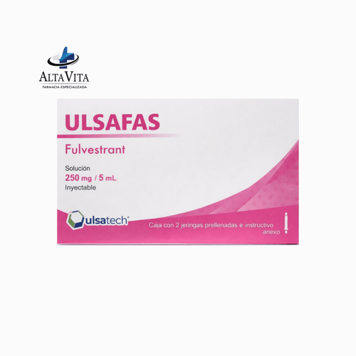 Ulsafas 250 mg C/2 Jeringa Prellenadas - Fulvestrant - Farmacia Oncológica Alta Vita