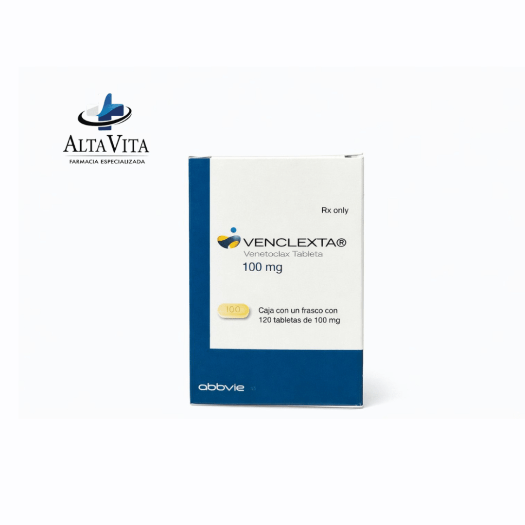 Venclexta 100 mg C/120 Tabletas - Venetoclax - Farmacia Oncológica Alta Vita