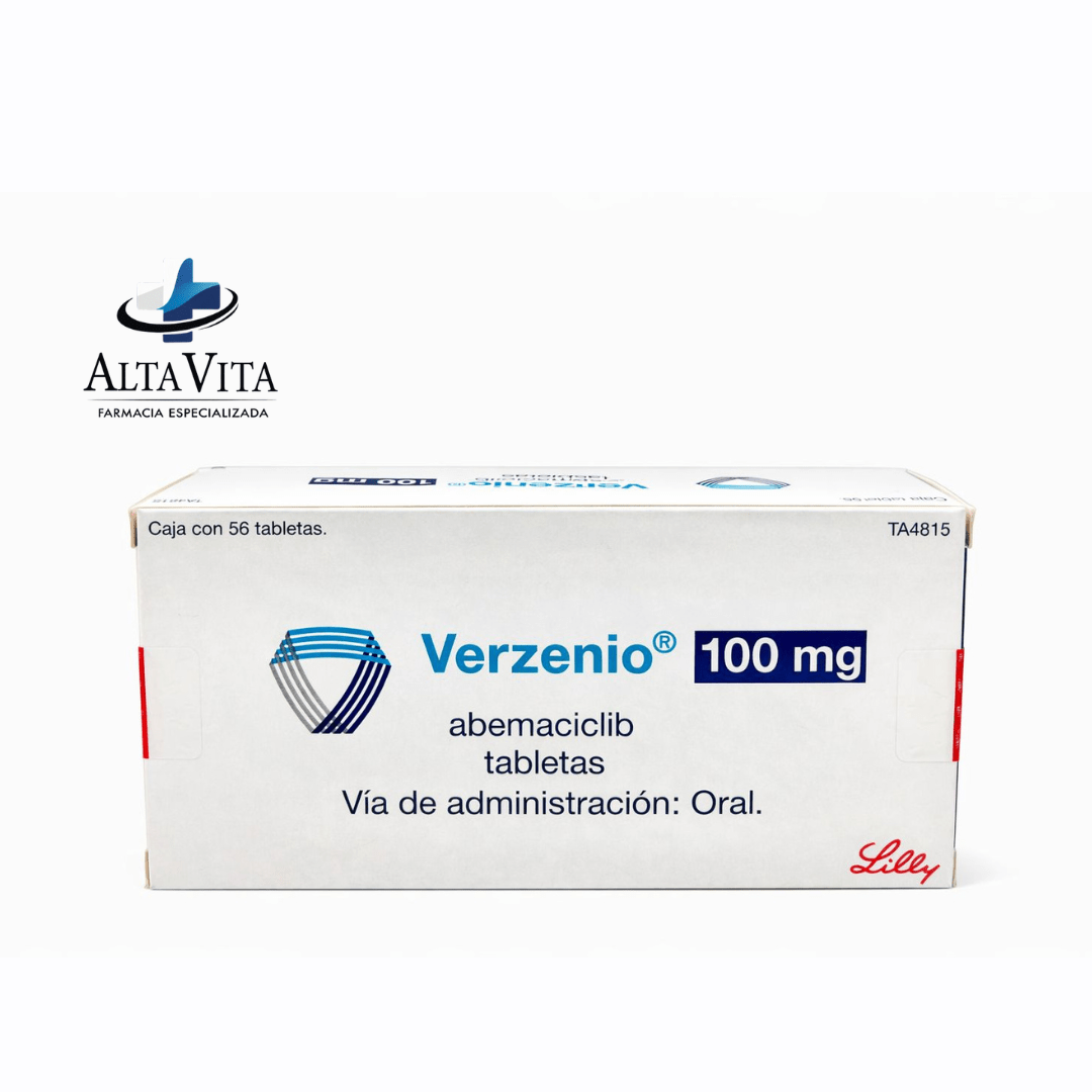 Verzenio 100 mg C/56 Tabletas - Abemaciclib - Farmacia Oncológica Alta Vita