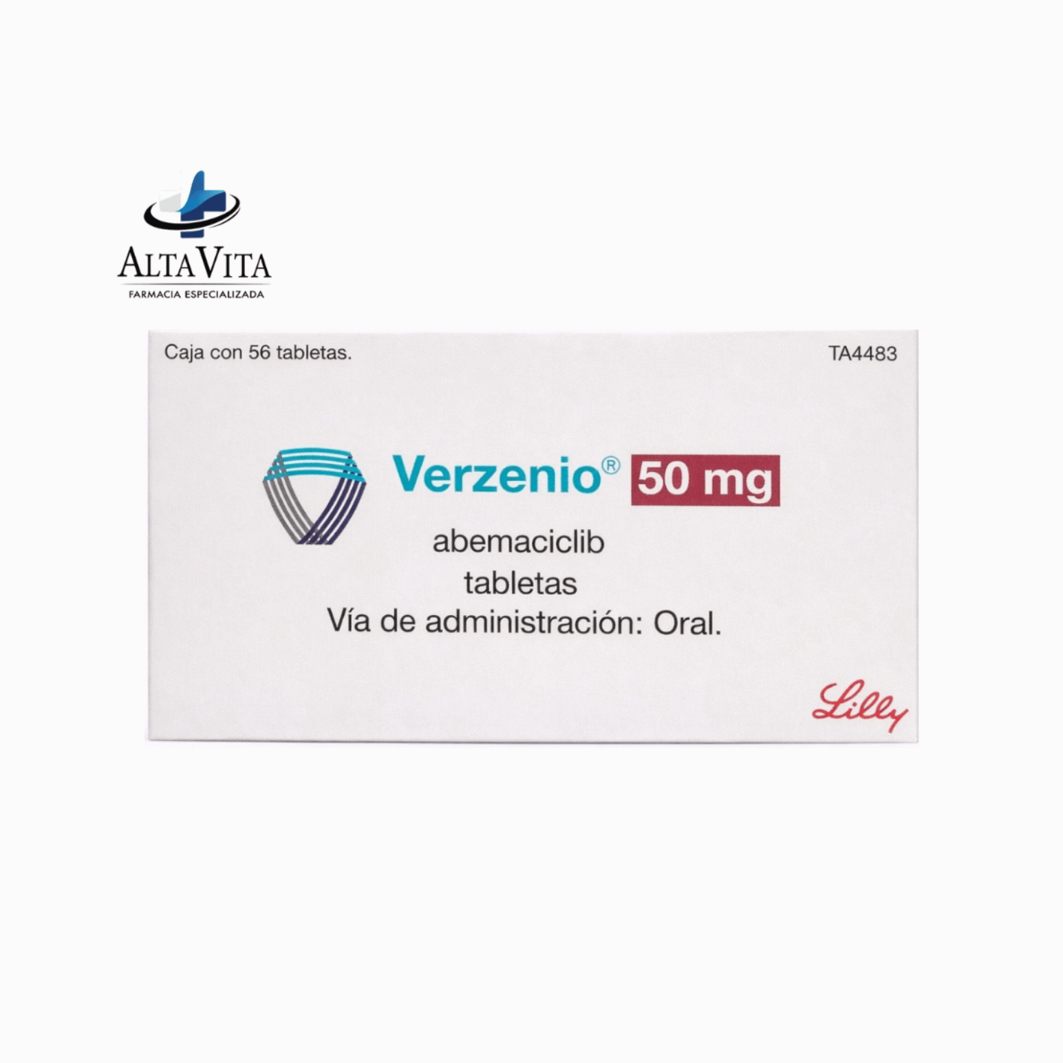 Verzenio 50 mg C/56 Tabletas - Abemaciclib - Farmacia Oncológica Alta Vita