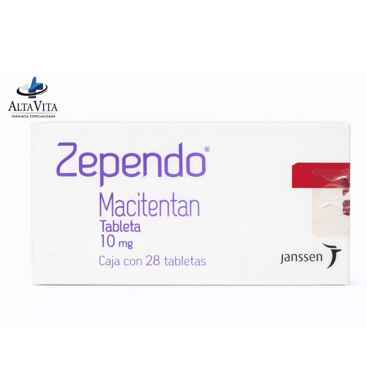 Zependo 10 mg C/30 Tabletas - Macitentan - Farmacia Oncológica Alta Vita